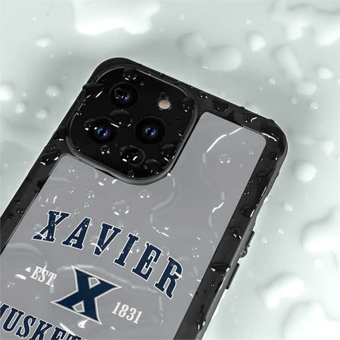 Xavier University Musketeers Est 1831 iPhone 15 Pro Waterproof Case